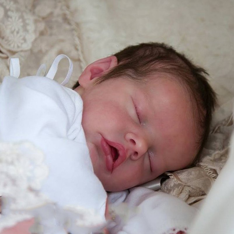 Realistic Full Body Silicone Reborn Baby Doll – Sleeping Newborn Edition