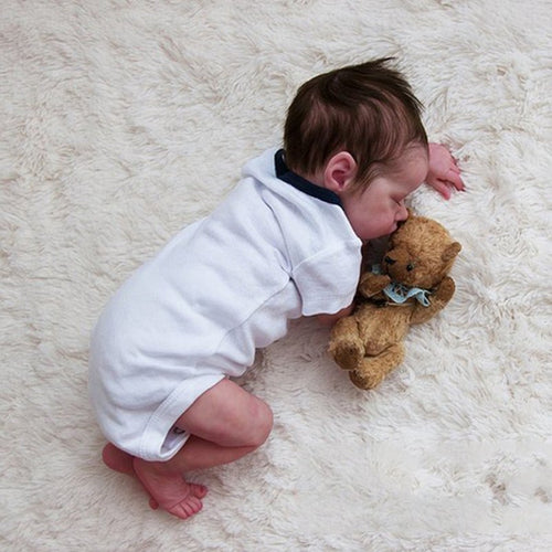 Realistic Full Body Silicone Reborn Baby Doll – Sleeping Newborn Edition