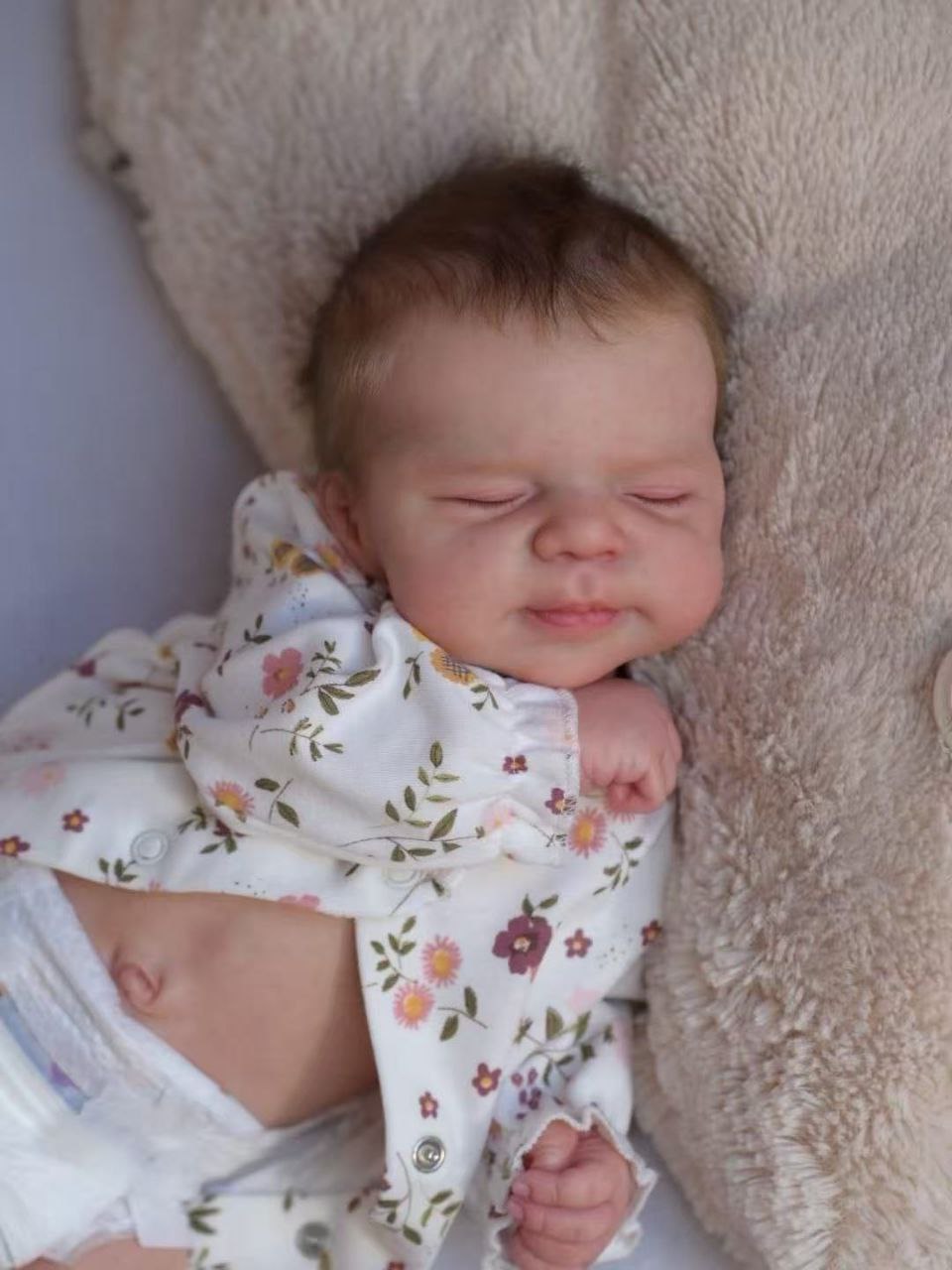 Realistic Full Body Silicone Reborn Baby Doll – Sleeping Newborn Edition