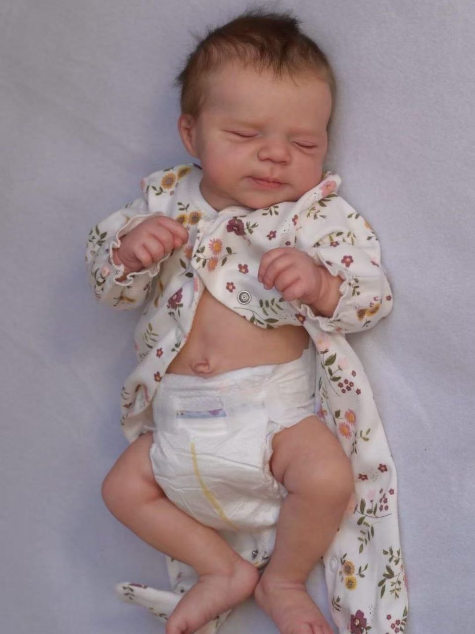Realistic Full Body Silicone Reborn Baby Doll – Sleeping Newborn Edition