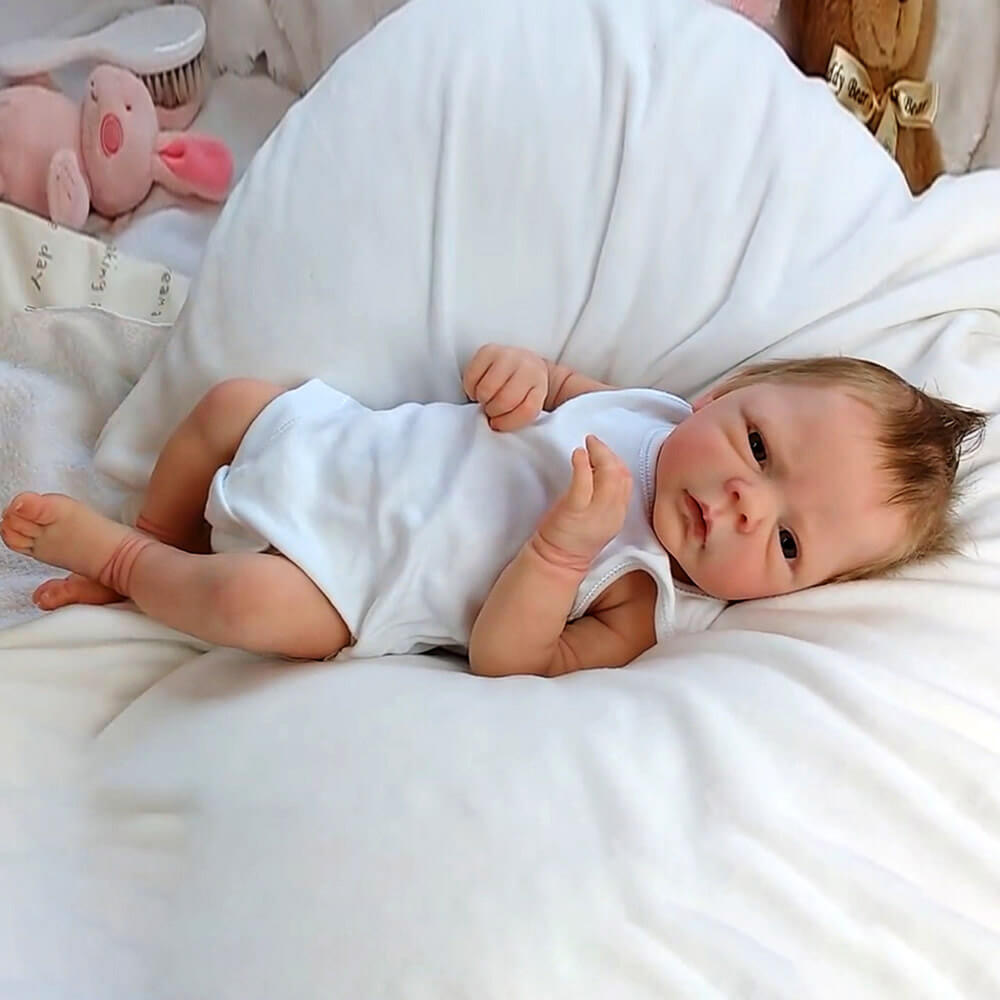 Realistic Full Body Silicone Reborn Baby Doll – Sleeping Newborn Edition