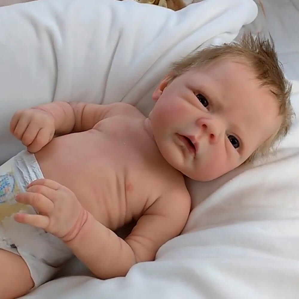 Realistic Full Body Silicone Reborn Baby Doll – Sleeping Newborn Edition