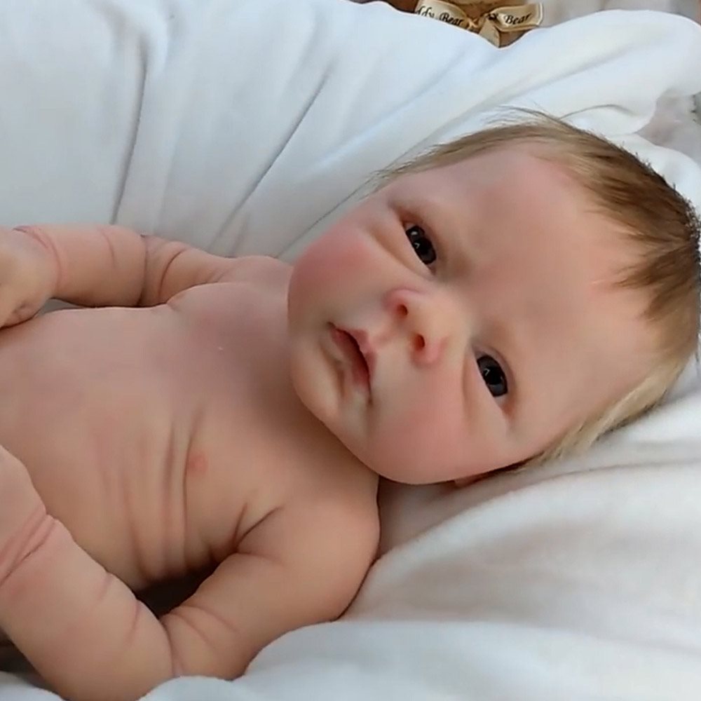Realistic Full Body Silicone Reborn Baby Doll – Sleeping Newborn Edition