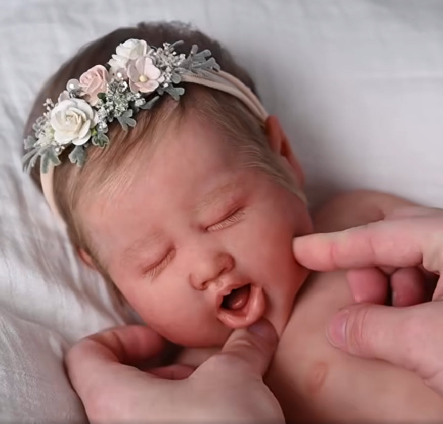Realistic Full Body Silicone Reborn Baby Doll – Sleeping Newborn Edition
