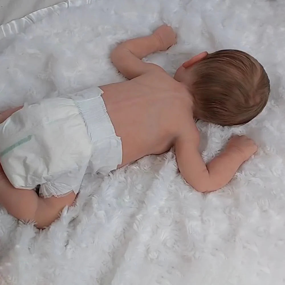 Realistic Full Body Silicone Reborn Baby Doll – Sleeping Newborn Edition