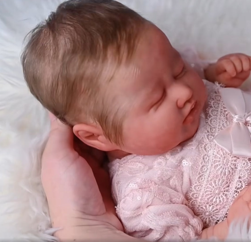 Realistic Full Body Silicone Reborn Baby Doll – Sleeping Newborn Edition