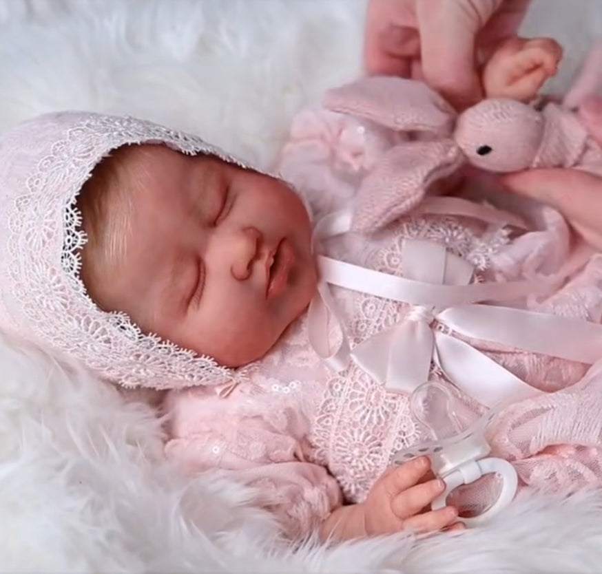 Realistic Full Body Silicone Reborn Baby Doll – Sleeping Newborn Edition