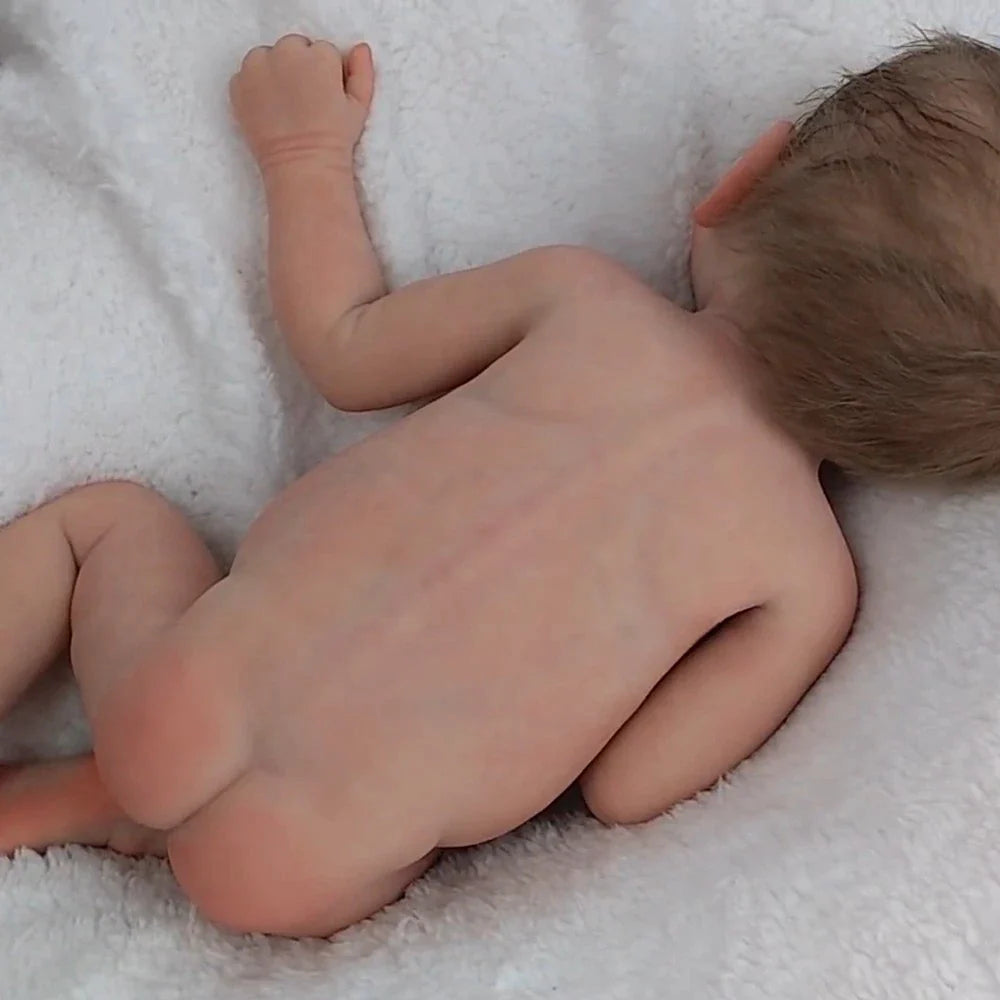 Realistic Full Body Silicone Reborn Baby Doll – Sleeping Newborn Edition